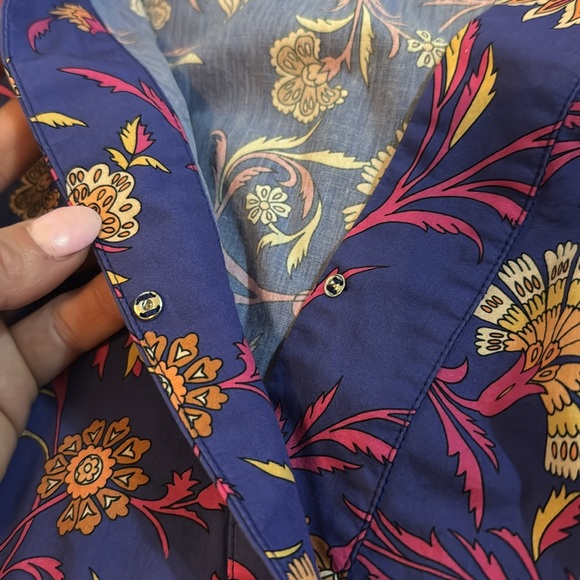 ba&sh Floral Popy Cotton Ruffled Puff Sleeve Dress Size S NWOT - Picture 12 of 15